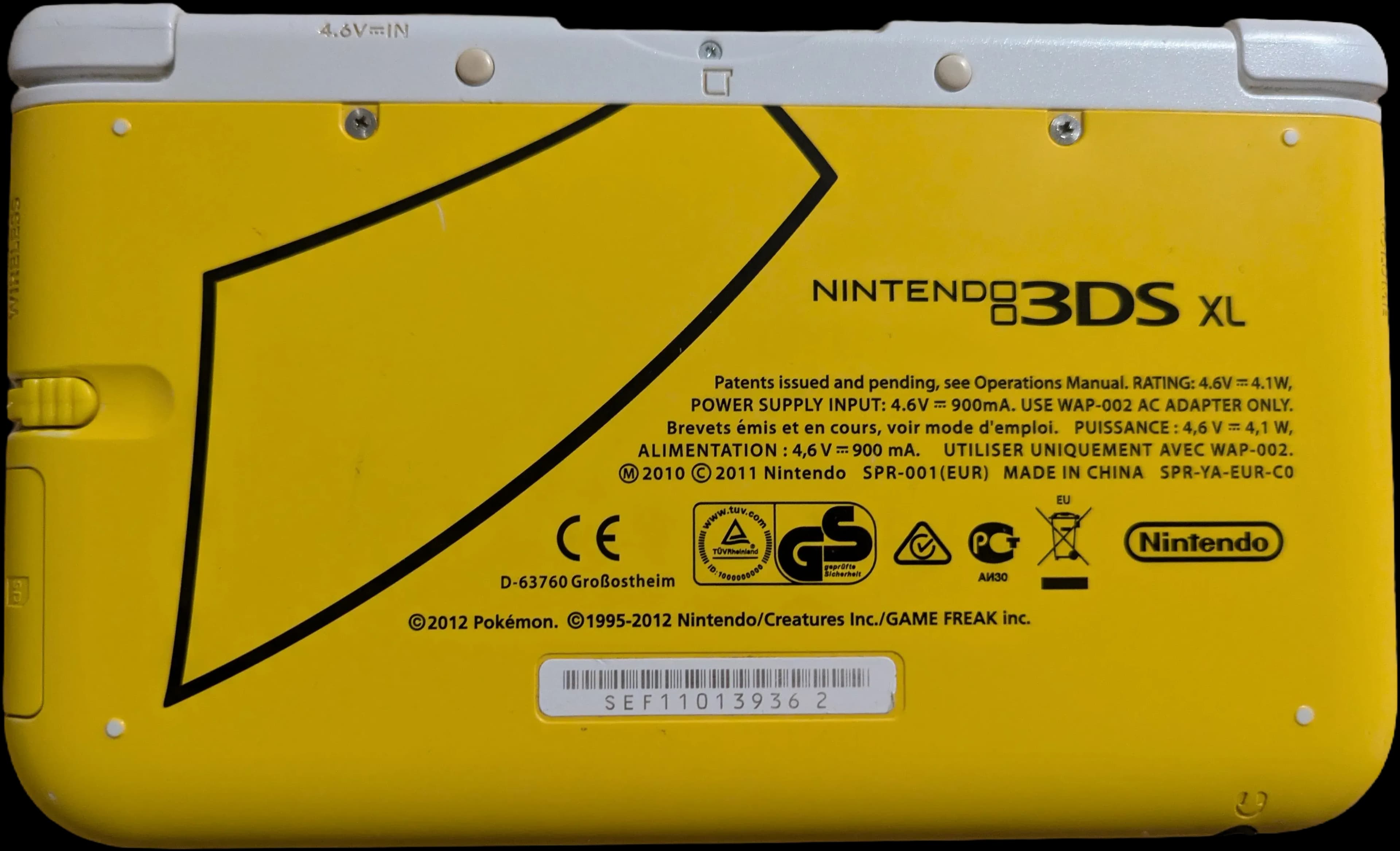 Nintendo 3DS XL (Pikachu Edition)