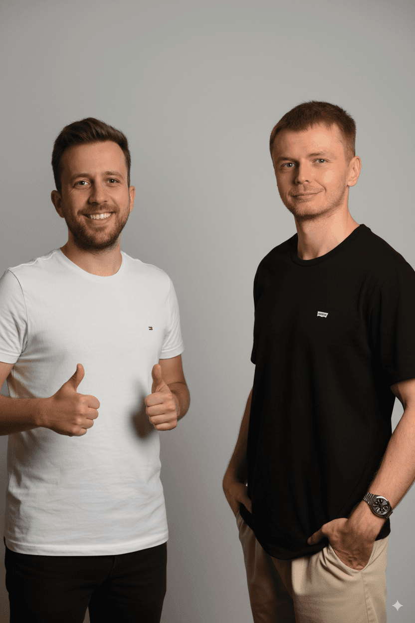 Die Gründer von PassPad: Joe und Rick Hoffmann