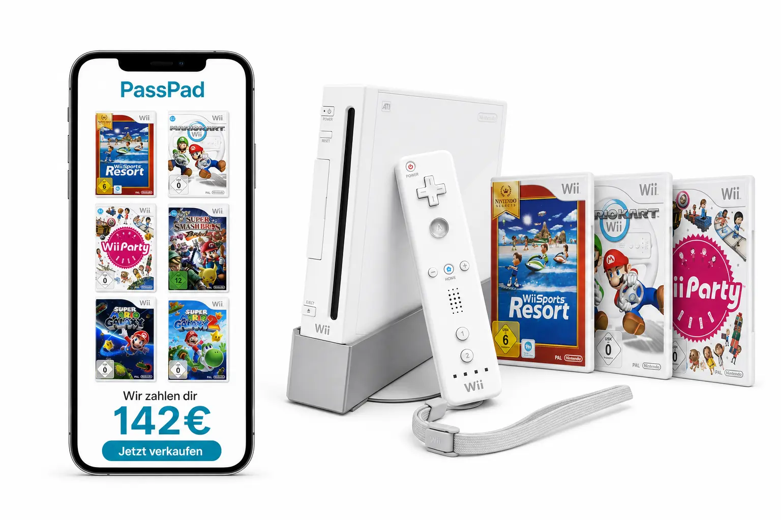 Wii Sammlung scannen und Ankaufspreis sehen