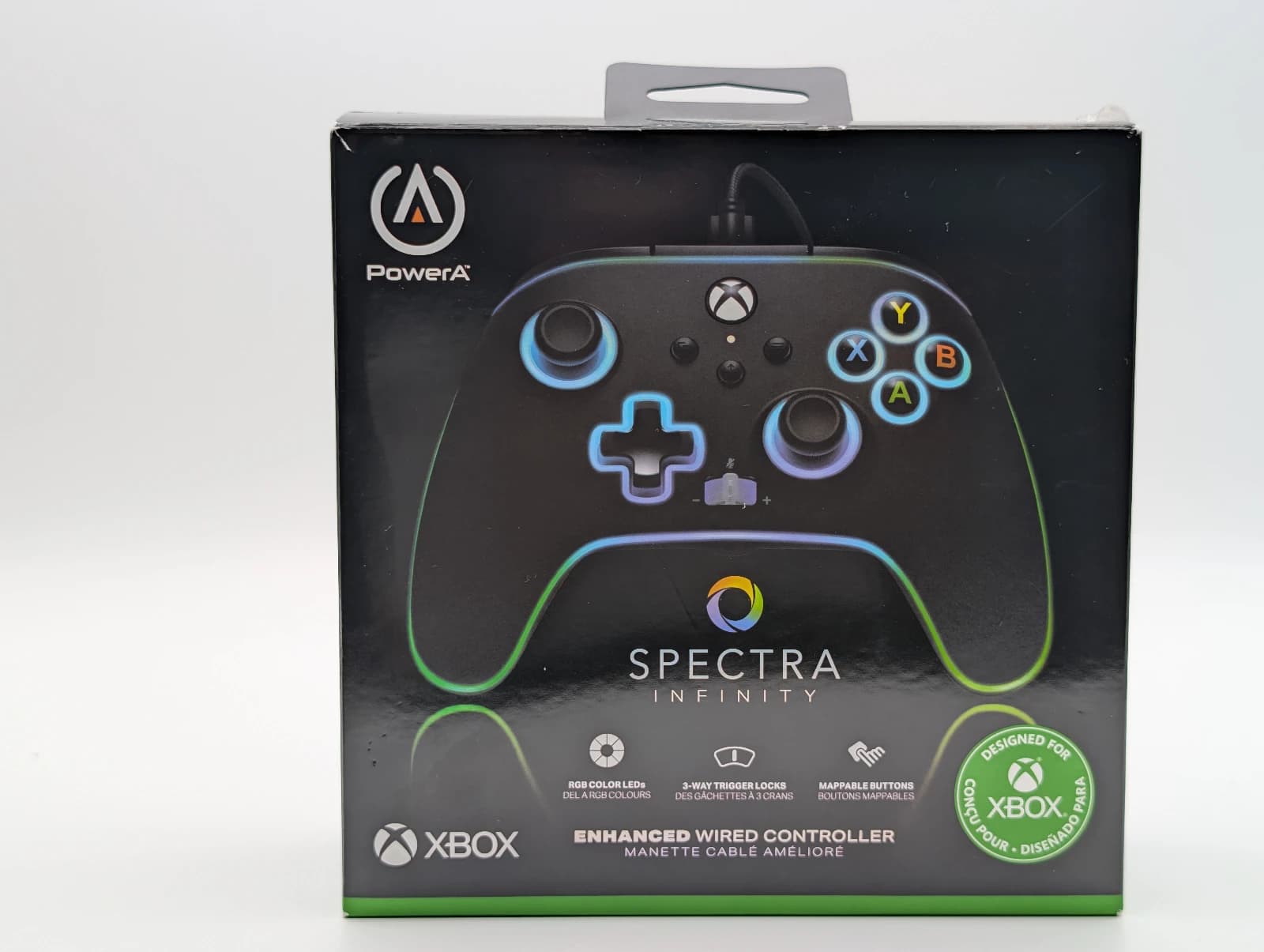 PowerA Spectra Infinity Enhanced Wired Controller – Xbox Series X|S / Xbox One – Schwarz