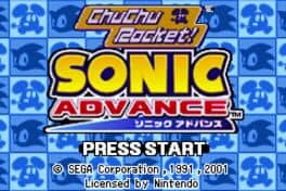 2 Games in 1: Sonic Advance & ChuChu Rocket