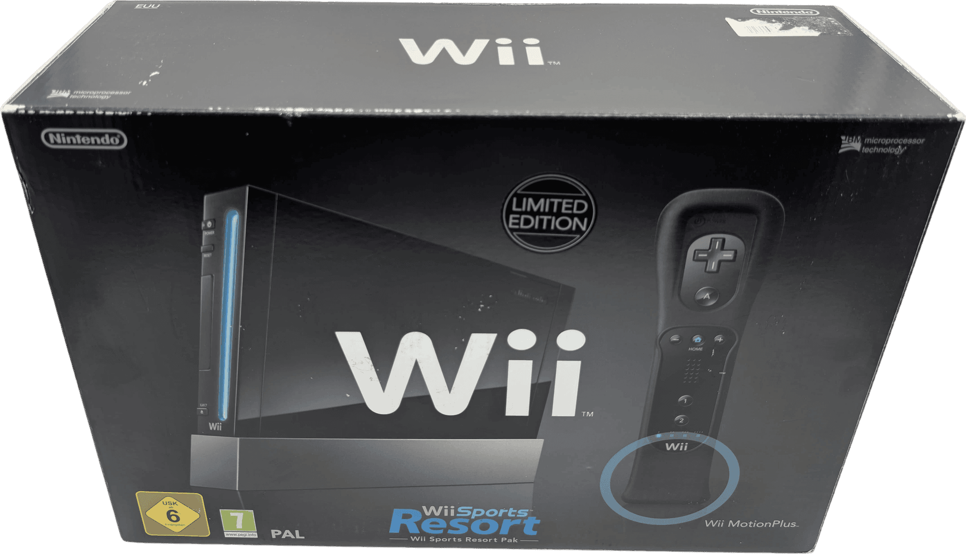 Wii Console Black: Wii Sports + Wii Sports Resort Edition