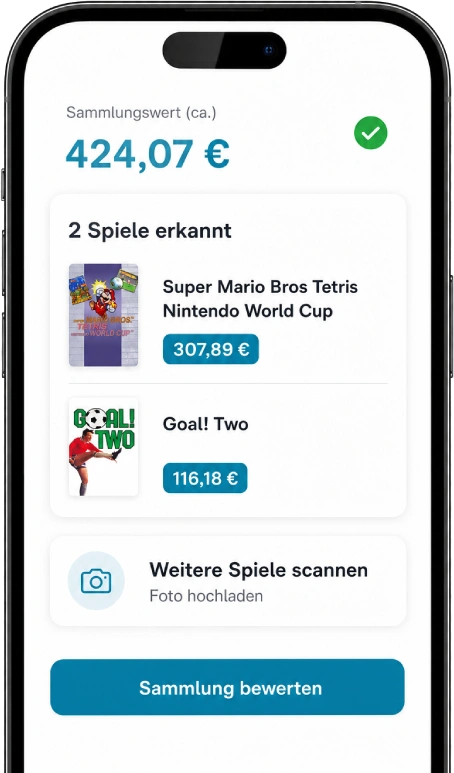 PassPad KI-Sammlungserkennung auf dem Smartphone